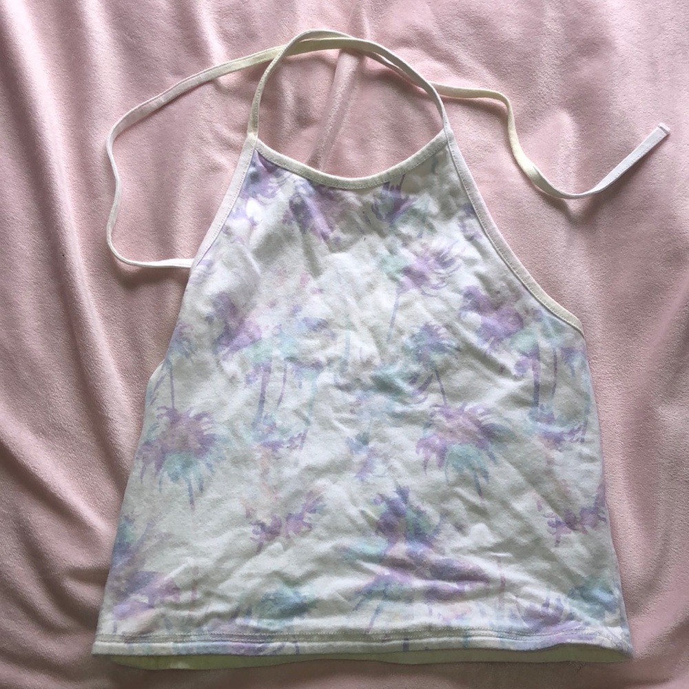 Reversible halter top